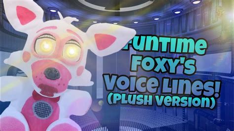 funtime foxy's voice